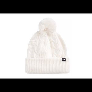North Face Cable Minna Beanie hat brand new in white